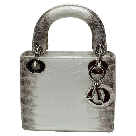 lady dior himalayan croc bag